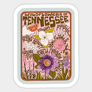 Tennessee Wildflowers Sticker